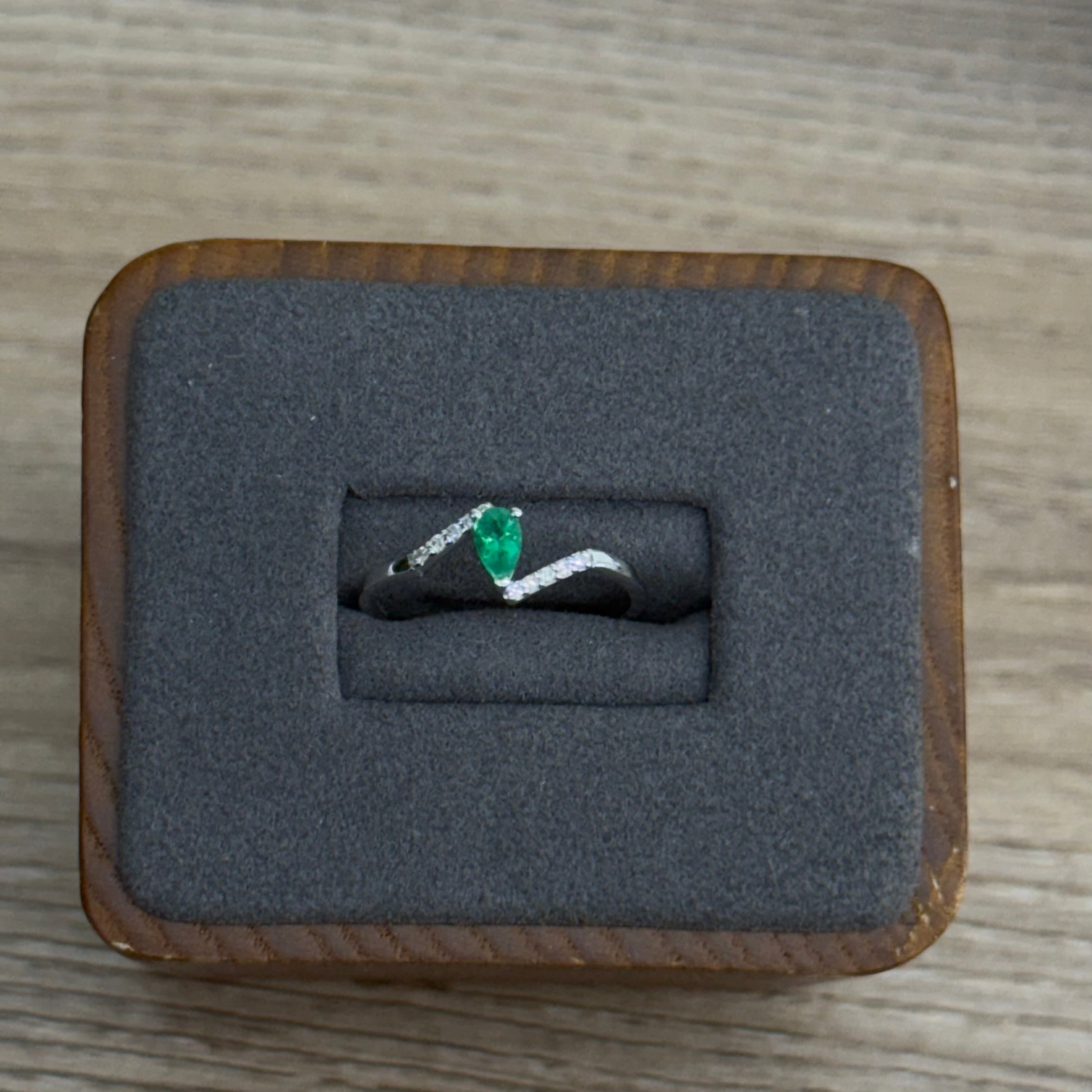 Emerald and Diamond Ring
