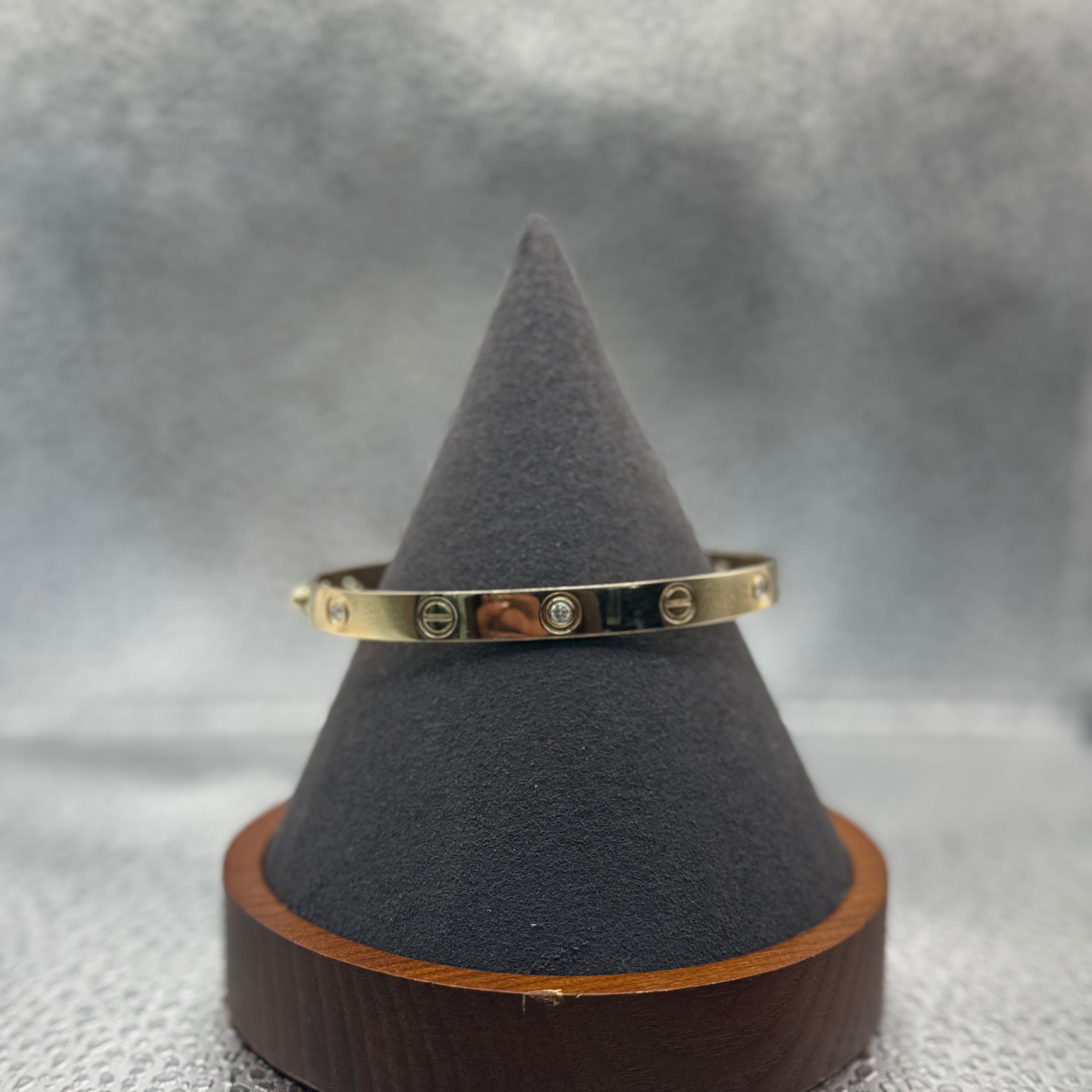 BRACELET YELLOW GOLD 14K DIAMOND