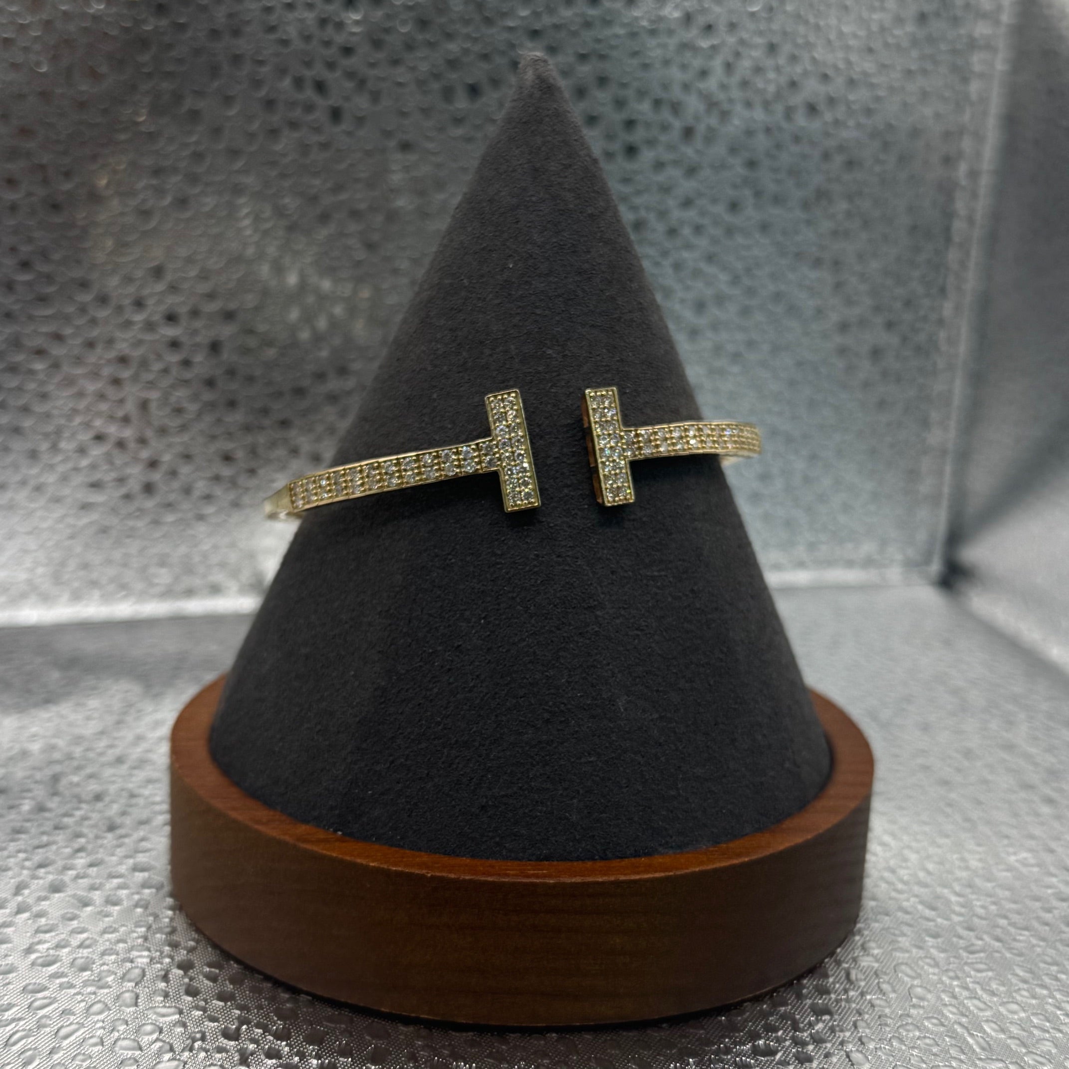 BRACELET 14K YELLOW GOLD AND DIAMONDS 0.95CT