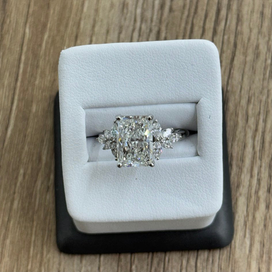 WEDDING RING D 4.60 14K WHITE GOLD