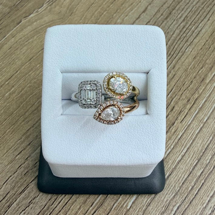 ELEGANT 14K GOLD RING WITH DIAMONDS